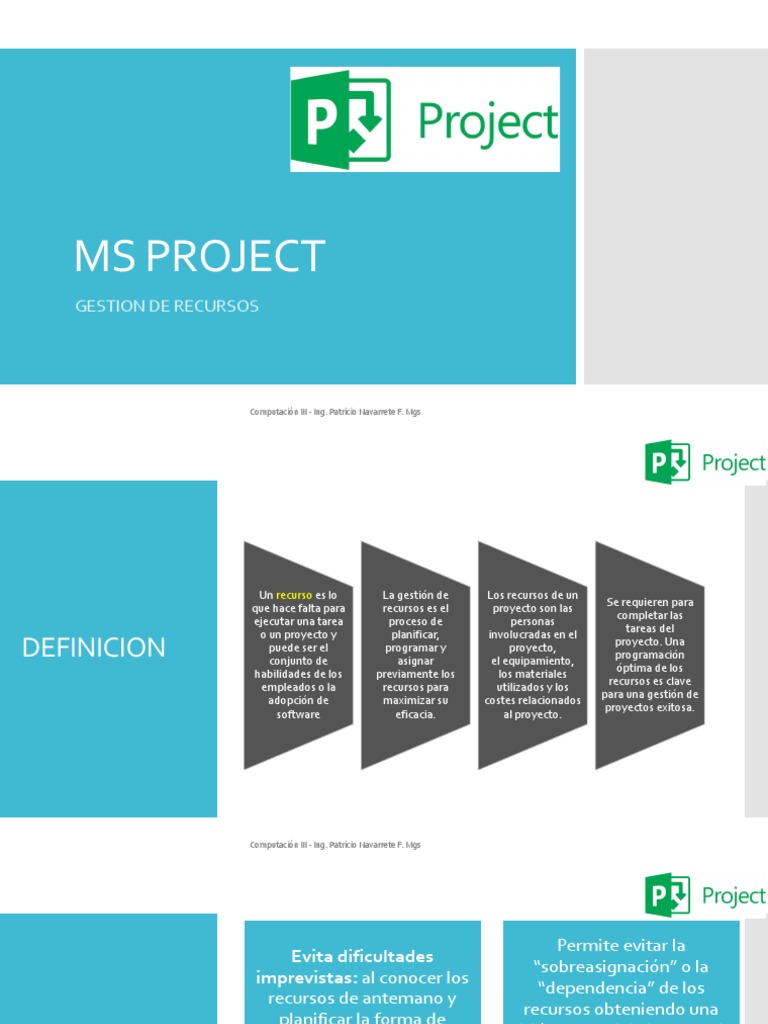MS Project Recursos | PDF | Arte | Informática
