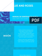 Manual de Identidad Corporativa Blue and Roses