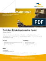 Techniker Gebäudeautomation (M/W) : Vollzeit Ab Sofort