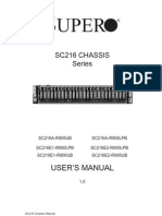 Sc216 Chassis Series: User'S Manual