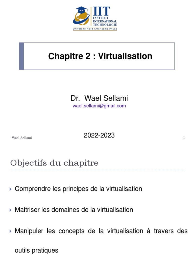 Types et domaines de virtualisation | PDF | Virtualisation | Machine ...
