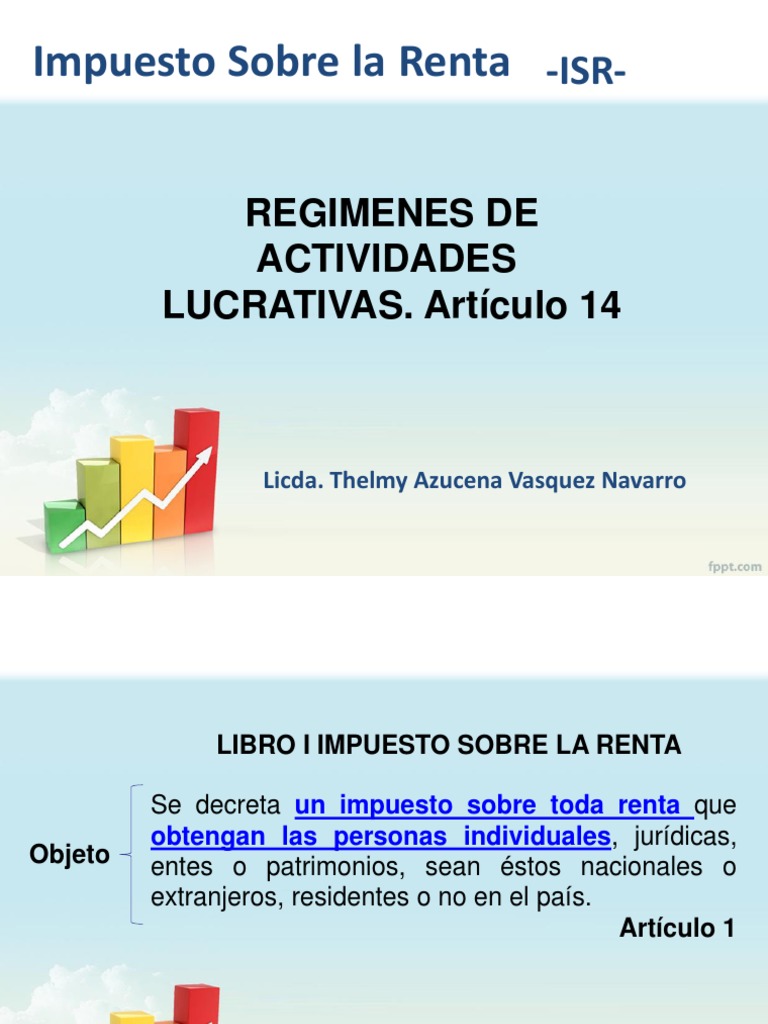 Presentacion Isr 2023 | PDF | Impuesto sobre la renta | Impuestos