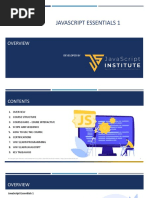 JS Essentials 1 Overview (2021!10!29)
