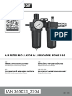 Air Filter Regulator & Lubricator Pdwe 8 B2: Tryckluftsserviceenhet Suruõhu-Hooldusüksus