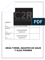 R-SG-PTC-SSO- 05 - Grúas Torres y Equipos de Izaje