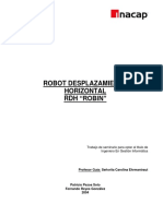 Robot Desplazamiento Horizontal RDH