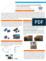 Sistema de Control para Estacionamientos Automatizado Con Control de Acceso - Poster