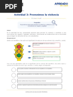 Actividades para prevenir la violencia escolar | PDF | Relaciones ...