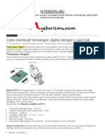 Timbangan Digital Dengan Load Cell