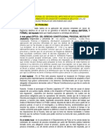 La Vulneración Al Derecho de Defesa Art