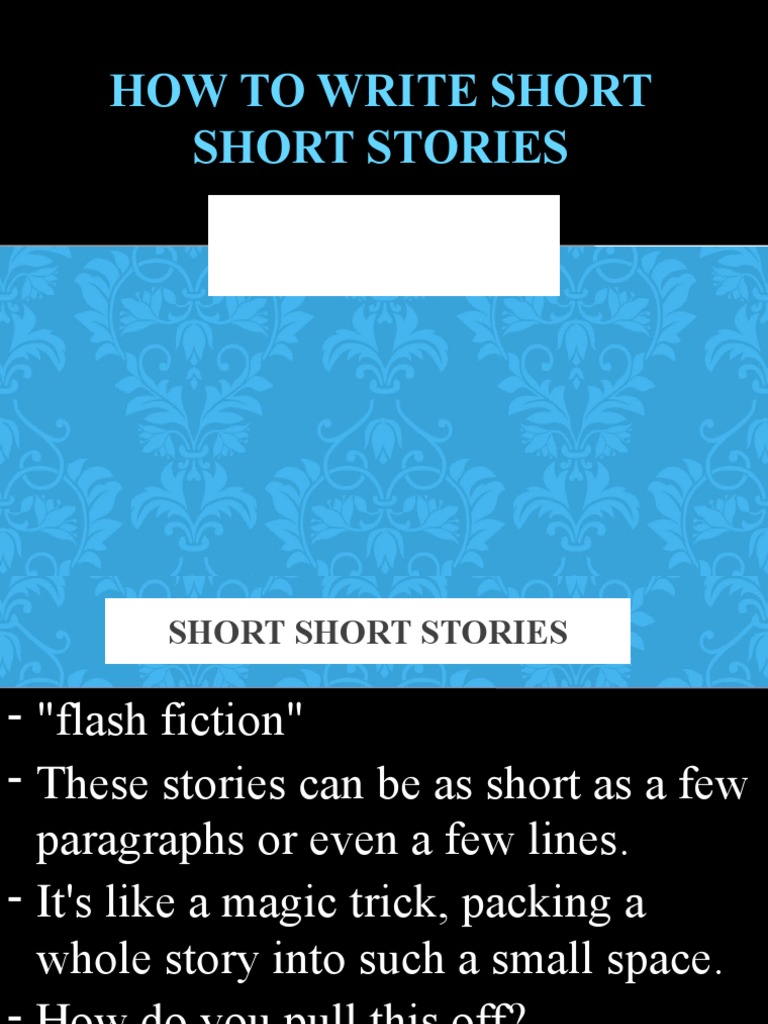 how-to-write-short-short-stories-pdf