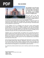 Taj Mahal Presentation