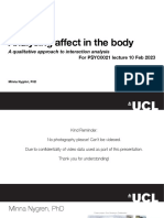 Nygren Presentation 2023 UCL Lecture PSYC0021
