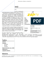 ZAP (Operadora) - Wikipédia, A Enciclopédia Livre