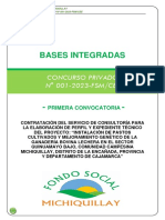Bases Integradas Concurso Privado Perfil y Expediente Quinuamayo Mayo 2023