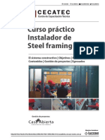 Curso Práctico Instalador de Steel Framing