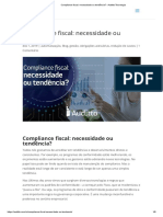 Compliance fiscal_ necessidade ou tendência__ - Auditto Tecnologia