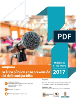 Programación Simposio Ética de Lo Público - Medellín (2017)