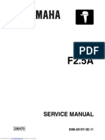 Yamaha 2.5hp - Service Manual