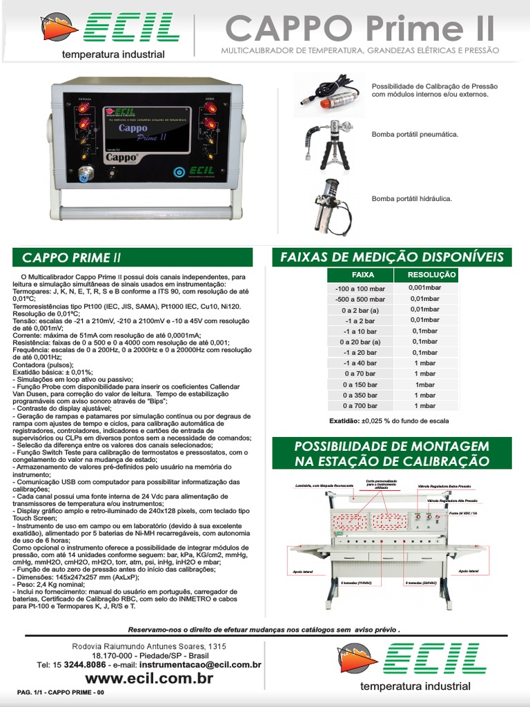 Cappo Prime II | PDF | Controlador lógico programável | Eletricidade