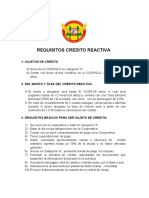 Requisitos Reactiva Coopolo - 2022 Revisado