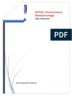 BT503 Environment Biotechnology (Merget PPT Handouts (1 To 235) Full Mid and Final)