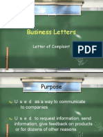 Business Letter PPT