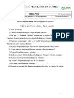 Fichas de Leitura O Pequeno Príncipe 2º