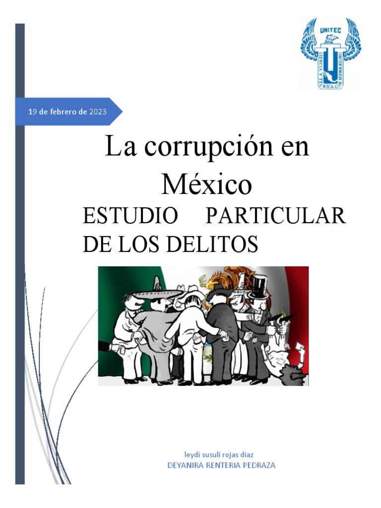 Corrupción En México Historia Y Soluciones Pdf Corrupción Política