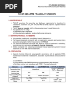 PAS 27 - Separate Financial Statements 