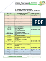 Calendario Civico, Ambiental