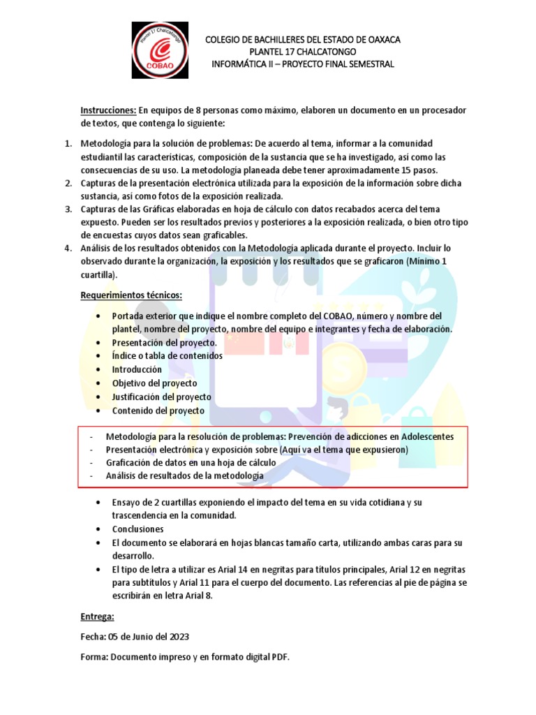 Final Informática | PDF | Informática