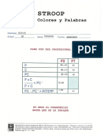 Resultado Final Del Protocolo - Stroop - A - Colores