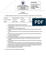 3rd Long Quiz Grade 9 Food Processing