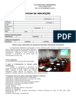 Conteudo e Ficha Inscriçao Curso Progress