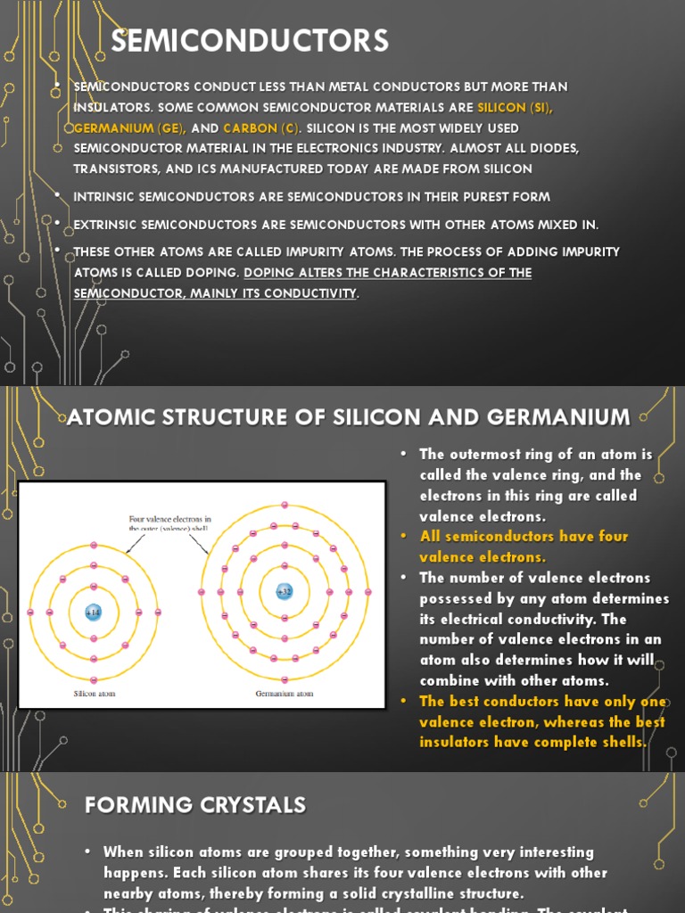 Understanding Semiconductors and Doping | PDF | P–N Junction ...