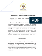 Radicación N.° 11001-02-03-000-2023-01226-00: Formalmente Entre Los Juzgados Dieciséis de Pequeñas