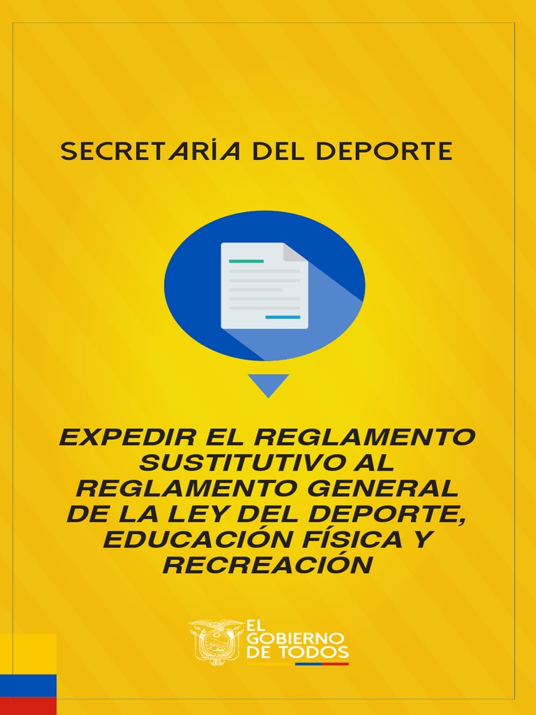 Reglamento A La Ley Del Deporte 05 08 2020 1 Pdf Apelación Deportes