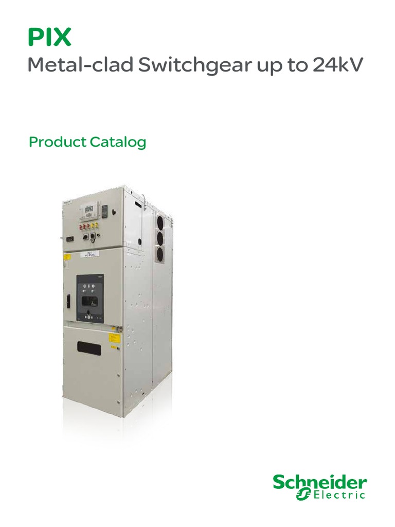 PIX 24kV Metal-Clad Switchgear Catalog | PDF | Electrical Connector ...