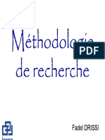 08 - MVT (Drissi) - Méthodologie de Recherche