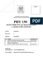 PHY 150 Lab Report 1