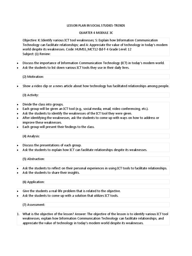 ICT Tools and Relationship Facilitation | PDF | Information And ...