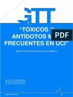 GTT Toxicos y Antidotos Mas Frecuentes en Uci