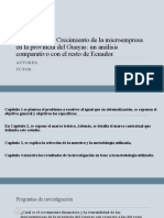 OkRentabilidad y Crecimiento de La Microempresa en La