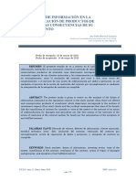 Los Deberes de Información en La Comercialización de Productos de Inversión. Las Consecuencias de Su Incumplimiento