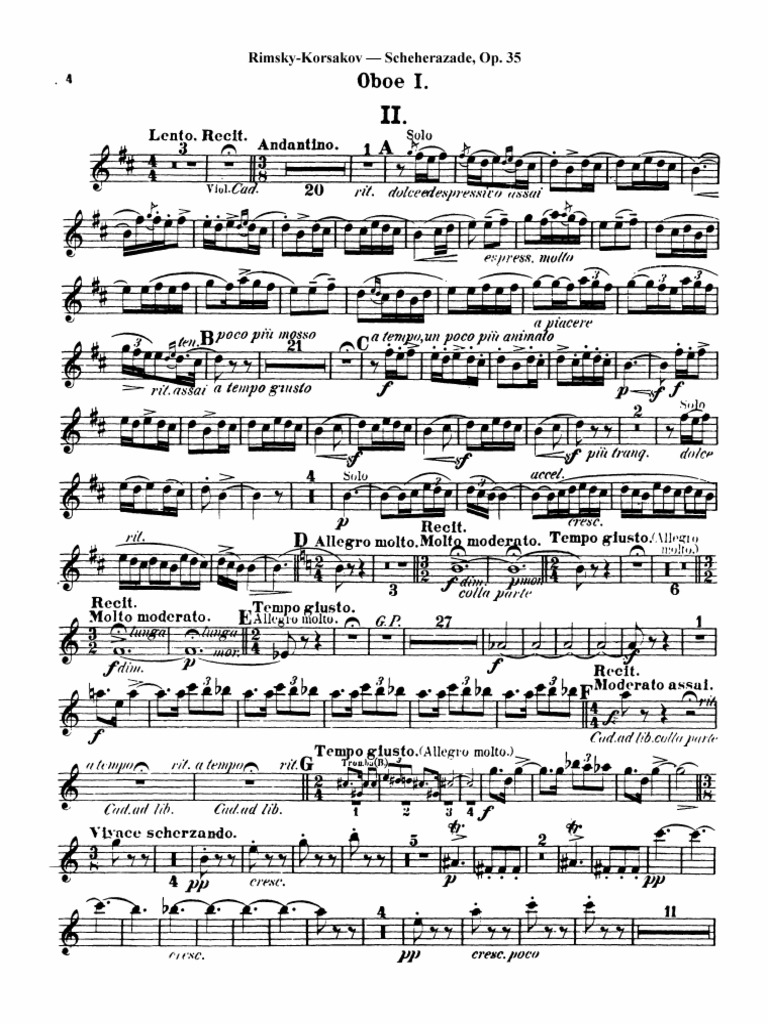 21 RimskyKorsakov Scheherazade II PDF