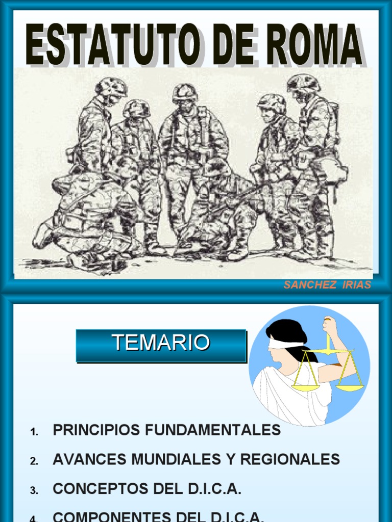 Exp - Estatuto de Roma | PDF | Corte Criminal Internacional | Gobierno