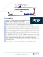 Ciencias Exatas e Da Terra - Exame