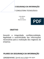 POLÍTICA DE SEGURANÇA DA INFORMAÇÃO