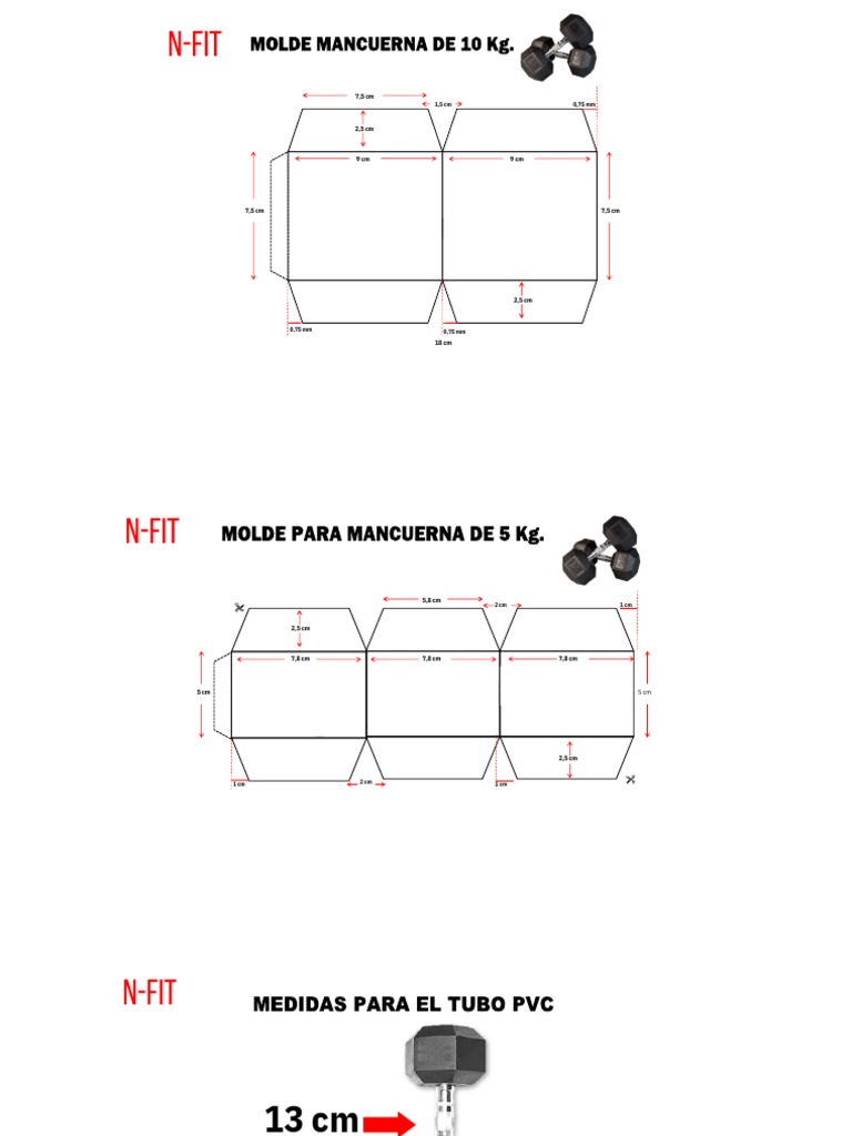 Mancuernas Hexagonales Como Hacer Pesas Con Yeso Mancuernas